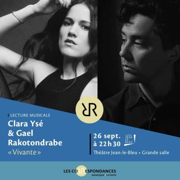 Lecture musicale "Vivante" de Clara Ysée - Les Correspondances 2025